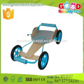 2015 Factory wholesale price plywood fancy wooden cart toy, 4 wheel wooden toys cart for kids